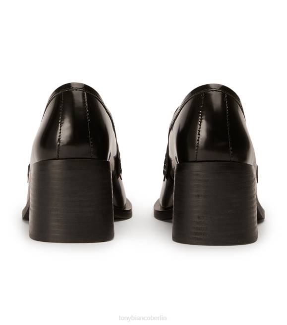Slipper mit Absatz| de Tony Bianco Frauen Lomax Freizeitschuhe Schwarz hochglänzend 4624362